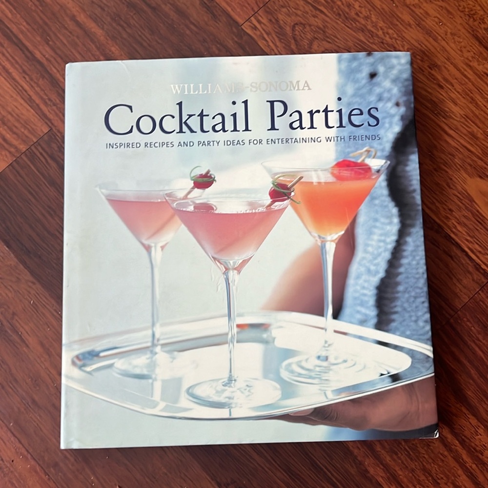 Williams-Sonoma Cocktail Parties Hardcover Cookbook